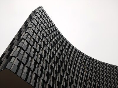 Facade office building window photo