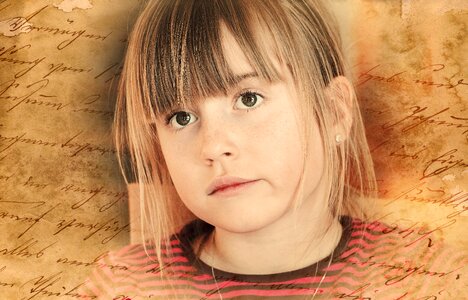 Portrait view retro look