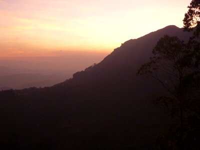 Sunrise Sunset View Mountain photo