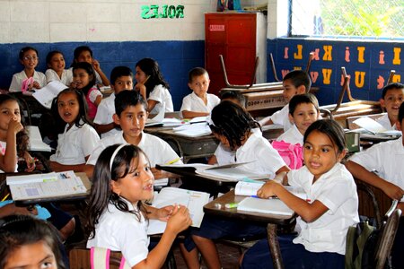 Class classroom students photo