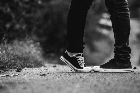 Pair love trainers