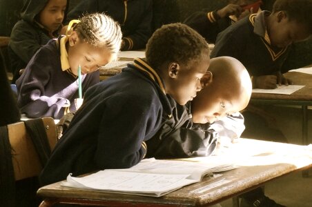 School children third world