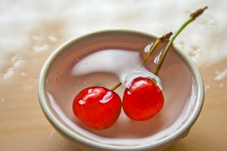 Bowl cherry delicious photo