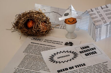 Mortgage contract finance documents investment