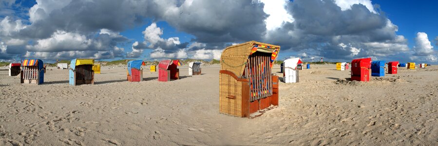 Beach north sea nordfriesland photo