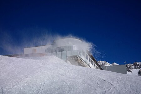 Wind cold snow storms photo