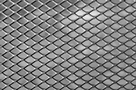 Gray grid hole photo