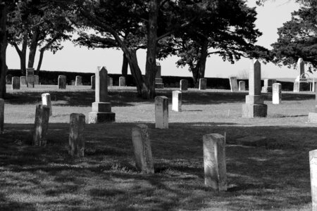 Dead graveyard gravestone photo