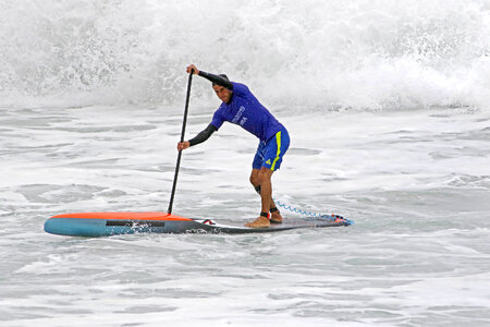 Standup paddleboarding photo