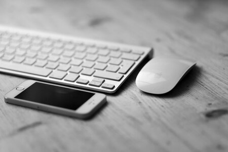 Mobile Device Keyboard Mouse photo