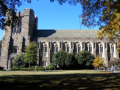 Gothic Reading Room in Perkin's Library at Duke University, North Carolina photo