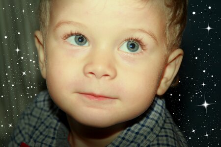 Stars magic blue eyes