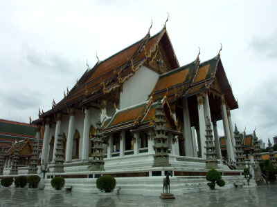 Wat Suthat in Bangkok, Thailand photo