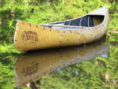 Canoe water boat photo