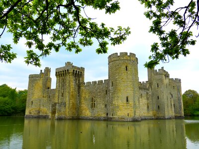 Moat wasserburg tower photo