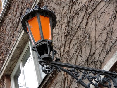 Baroque cast iron lantern photo