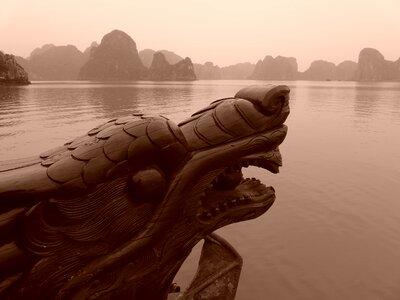 Halong bay vietnam dragon photo