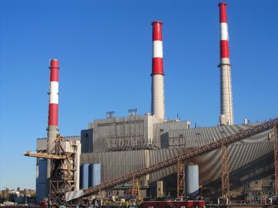 Power chimney pollution