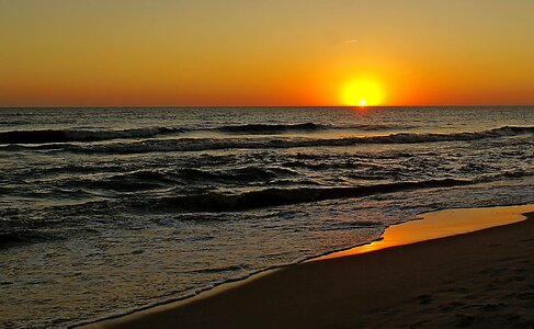 Atmosphere backlight beach photo