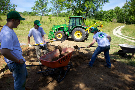 Construction of outdoor classroom-4