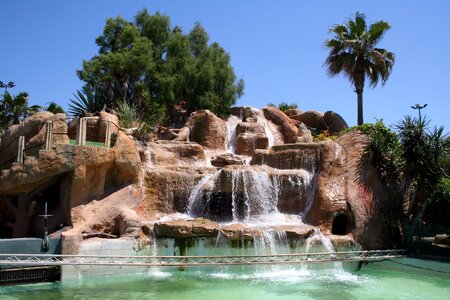 Waterfalls summer water