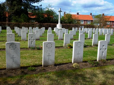 Headstones graves somber photo