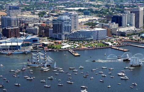 Skyline bay harbor photo