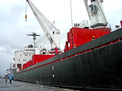 Basin cargo cargo ship photo