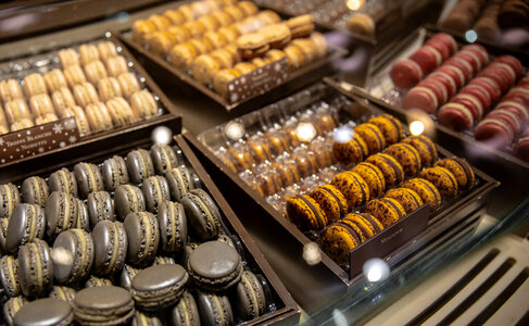 French Macaroons Selection of Flavors photo