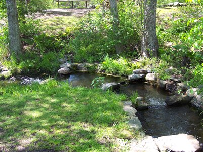 Flowing bubbling cool