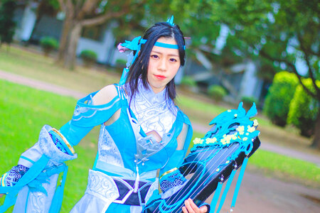 Japan anime cosplay girl portrait photo