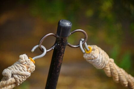 Hook fastener rope photo