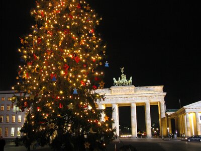 Berlin at night advent christmas
