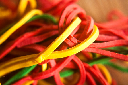 Colorful Rubber Bands photo