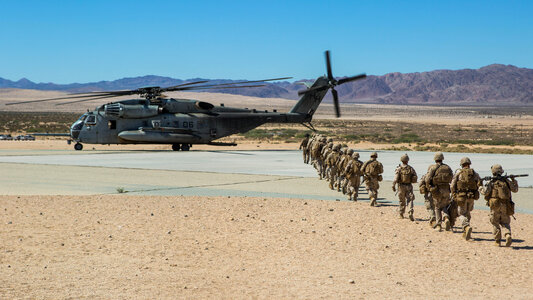 CH-53E Super Stallion with Marine Heavy Helicopter photo