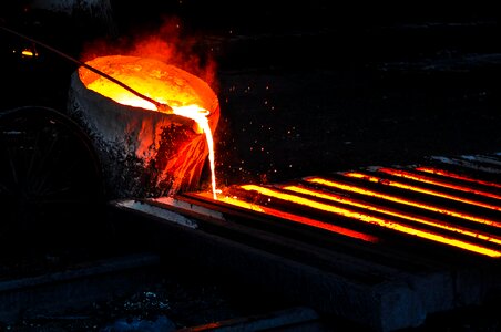 Metal hot fire photo