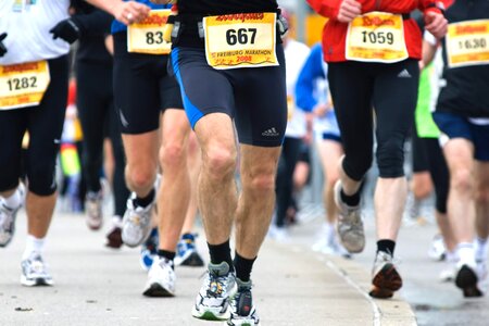 Marathon olympic runner photo