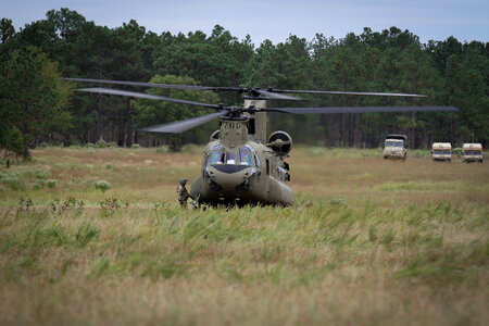 CH-47F Chinook helicopter