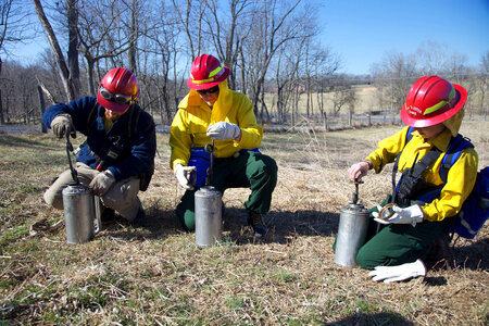 Firefighters with equipment-1