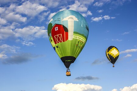 Colorful hot air photo