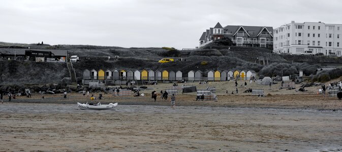 Selective colour coast sea