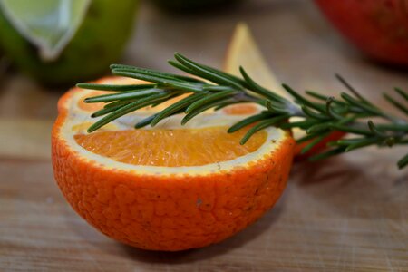 Aromatic mandarin ripe fruit