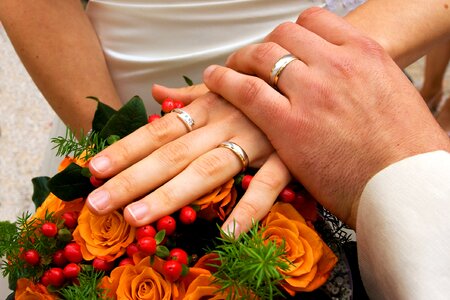 Bouquet wedding flowers photo