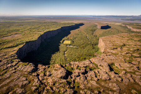 Icelandic landscapes Green Valley