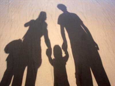Lifestyle parents beach