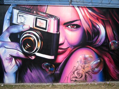 Frankfurt street art artists photo