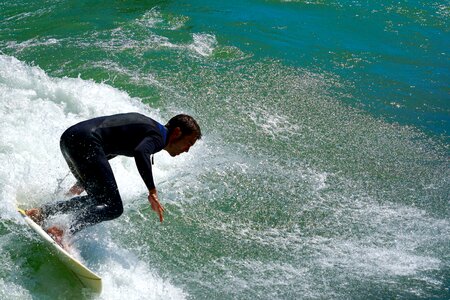 Surf river surfing curves
