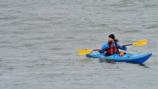 Athlete beach boat photo