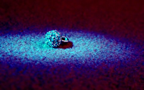 Light rhinestone blue photo