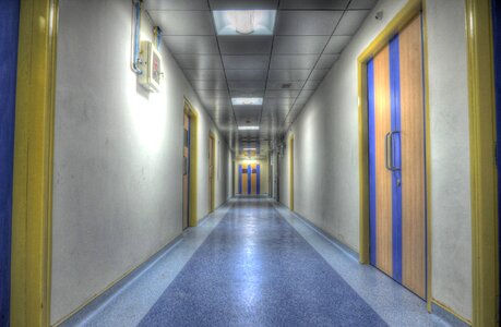 Rooms wards corridor photo